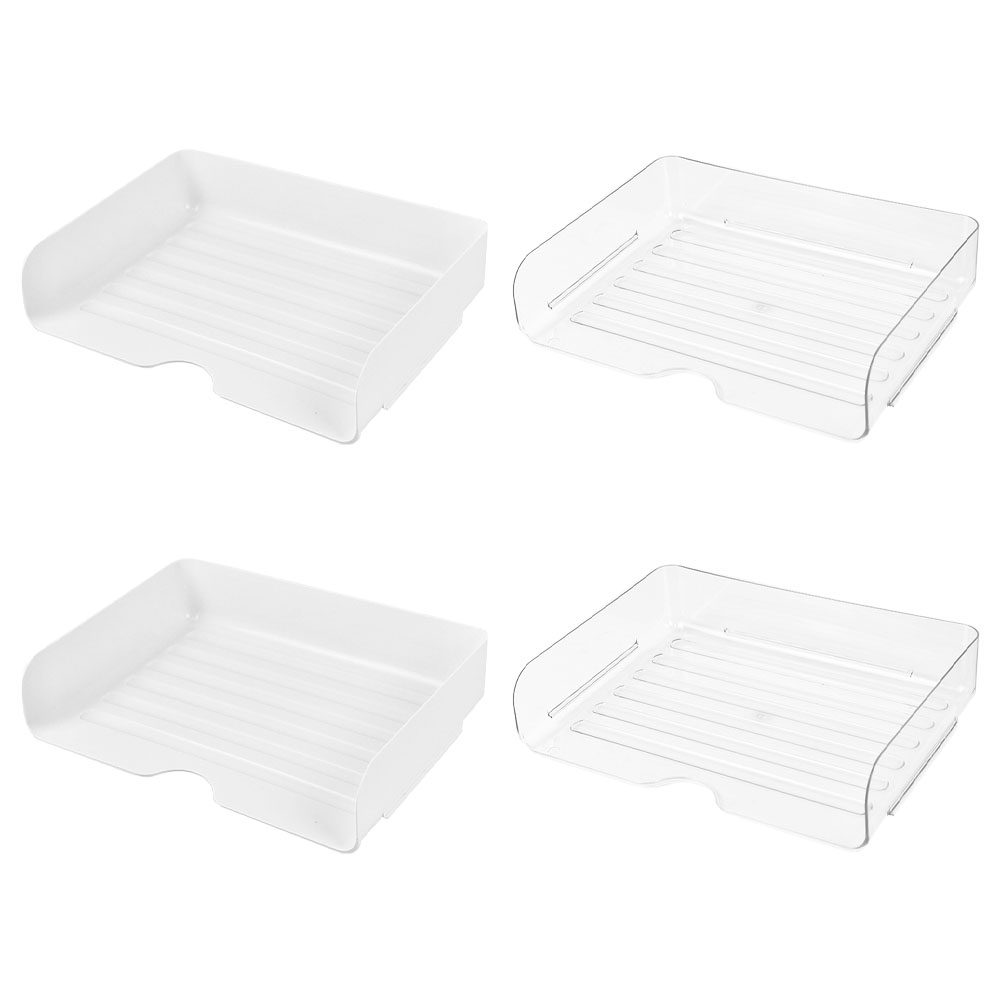 Desktop Filing Tray - 4 шт. складных органайзера для документов,