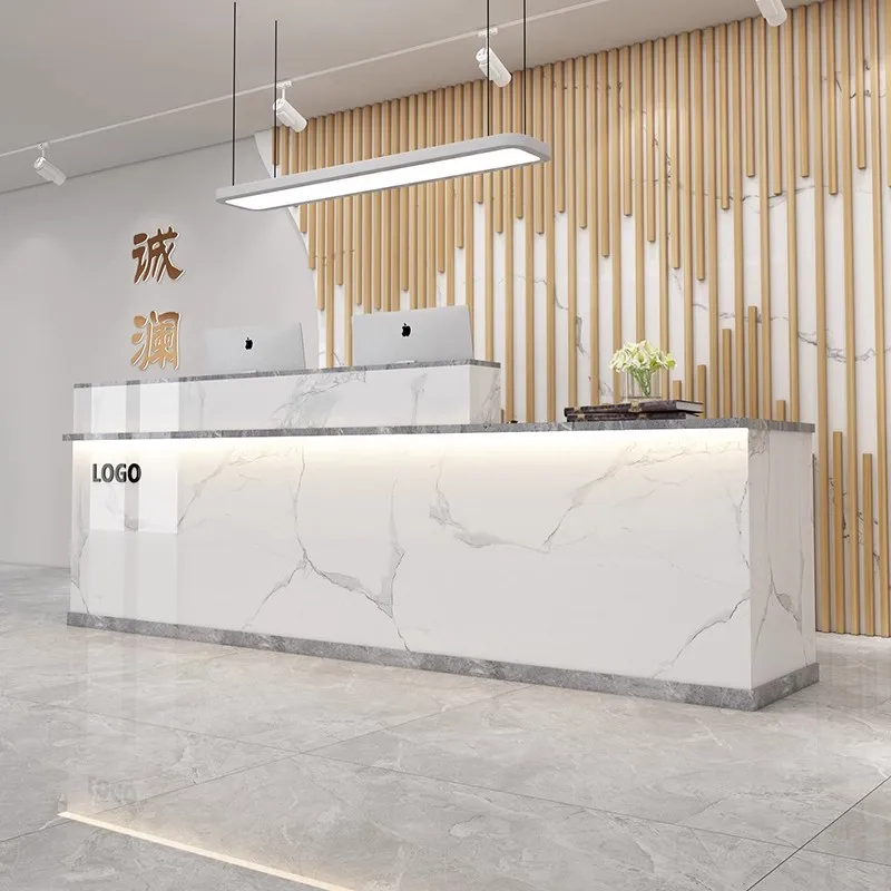 Office Furniture Plan - Практичная стойка регистрации на заказ, магазин,