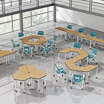Office Furniture Plan - Американский современный классный стол и набор