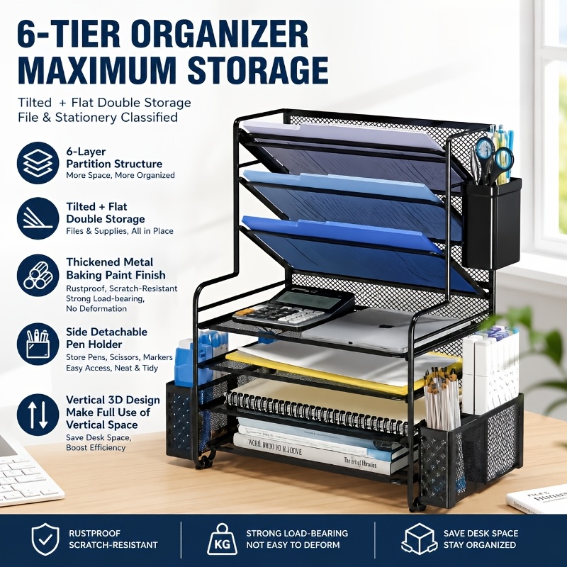 Органайзер для рабочего стола, – обзор и цена Desktop Filing Tray